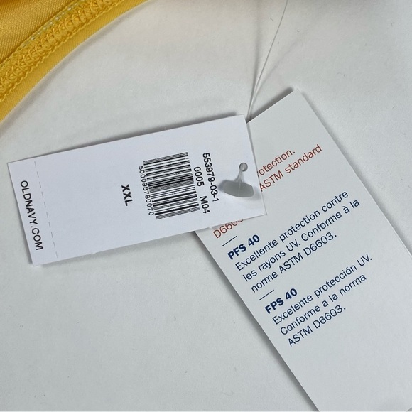Old Navy Bikini Swim Bottoms Women XXL Yellow Beach UV Protection Swimsuit - Picture 3 of 8